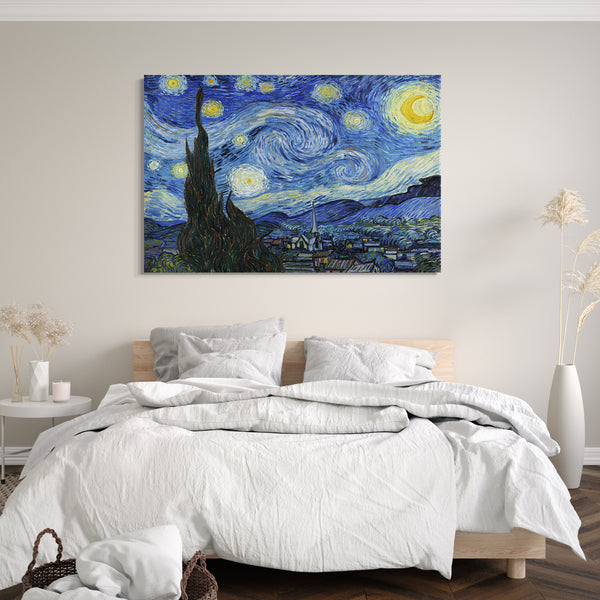 Leinwandbild Vincent van Gogh - Die Sternennacht (1889)