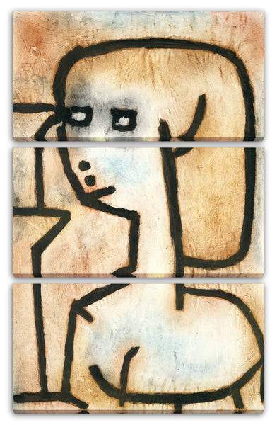 Leinwandbild Paul Klee - Mädchen in Trauer (1939)