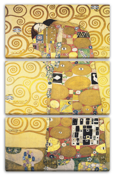 Leinwandbild Gustav Klimt - Die Umarmung (1909)