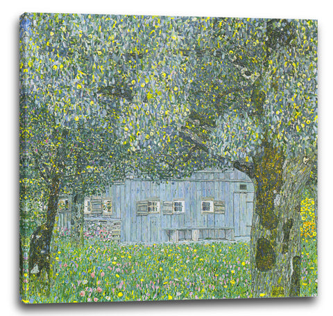 Leinwandbild Gustav Klimt - Oberösterreichisches Bauernhaus