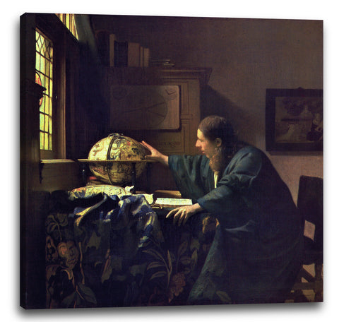 Leinwandbild Jan Vermeer - Der Astronom (1668)
