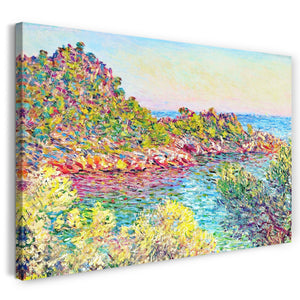 Leinwandbild Claude Monet - Landschaft bei Montecarlo