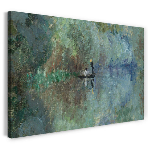 Leinwandbild Claude Monet - Saules au Bord de lYerres