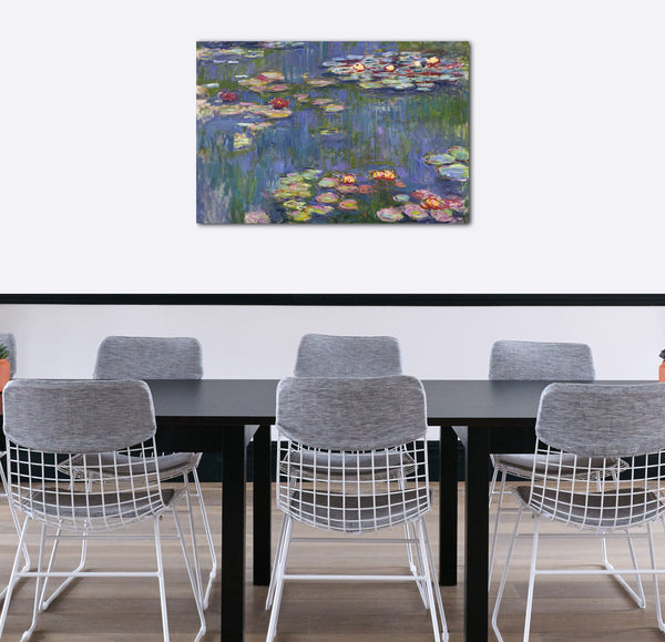 Top-Angebot Kunstdruck Claude Monet - Seerosen Leinwand auf Keilrahmen gespannt
