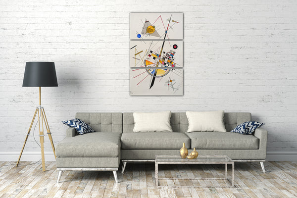 Leinwandbild Wassily Kandinsky - Delikate Spannung