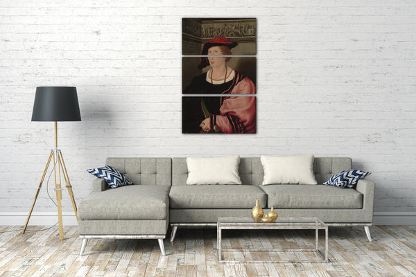 Leinwandbild Hans Holbein der Jüngere - Benedikt von Hertenstein (geb. um 1495, gestorben 1522)