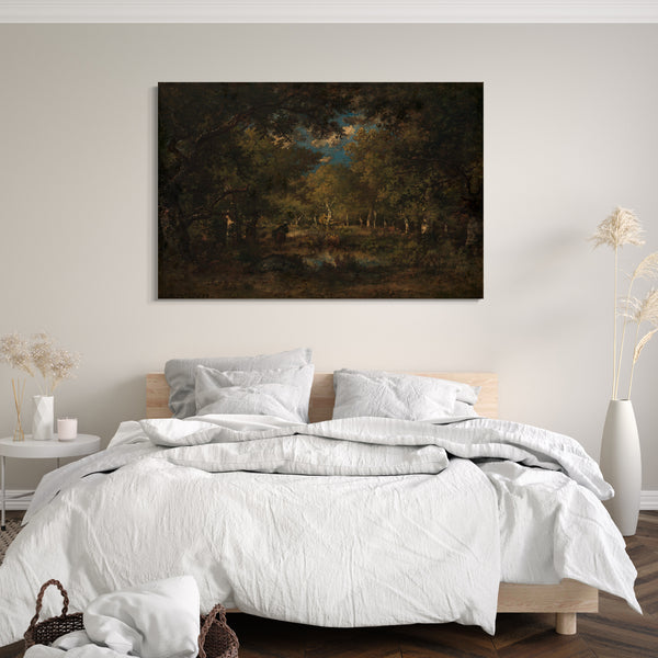 Leinwandbild Narcisse-Virgile Díaz de la Peña - Der Wald von Fontainebleau