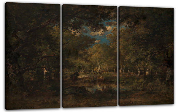 Leinwandbild Narcisse-Virgile Díaz de la Peña - Der Wald von Fontainebleau