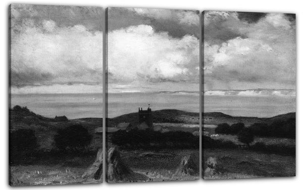 Leinwandbild George H. Bogert - Chale, Isle of Wight, Blick auf die Nadeln