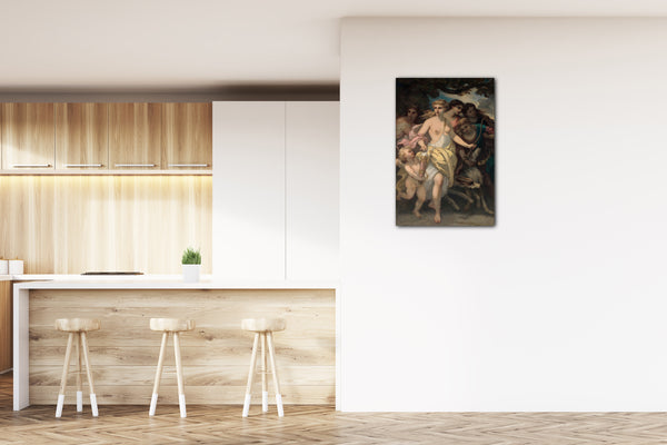 Top-Angebot Kunstdruck Narcisse-Virgile Díaz de la Peña - Diana Leinwand auf Keilrahmen gespannt