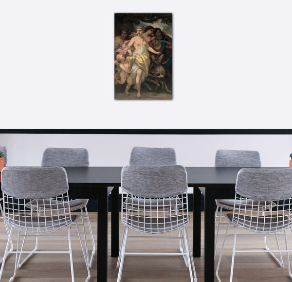 Top-Angebot Kunstdruck Narcisse-Virgile Díaz de la Peña - Diana Leinwand auf Keilrahmen gespannt