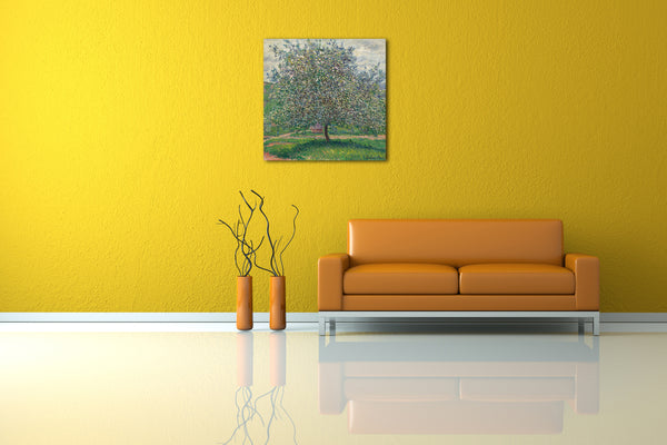 Leinwandbild Claude Monet - Apfelbaum