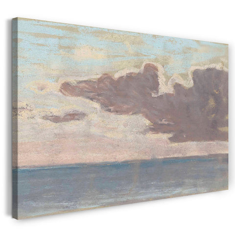 Top-Angebot Kunstdruck Claude Monet - Das Meer und die Wolken Leinwand auf Keilrahmen gespannt