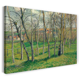 Leinwandbild Camille Pissarro - Prairie de Bazincourt