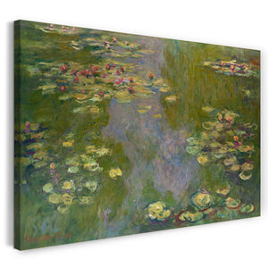 Leinwandbild Claude Monet - Seerosen (1919)