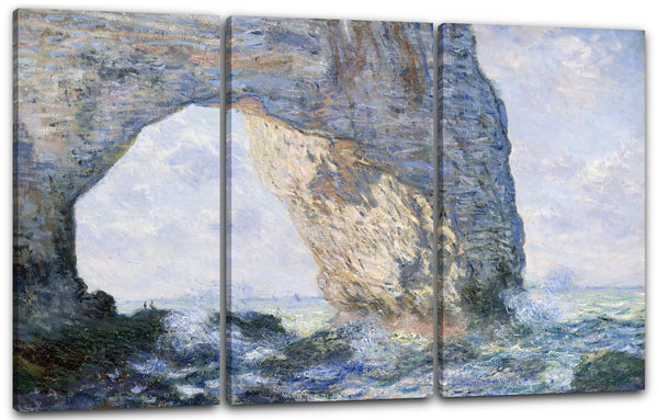 Leinwandbild Claude Monet - Das Manneporte bei Etretat (1883)