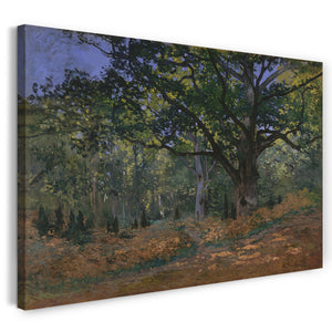 Leinwandbild Claude Monet - Die Bodmer Eiche, Fontainebleau (1865)