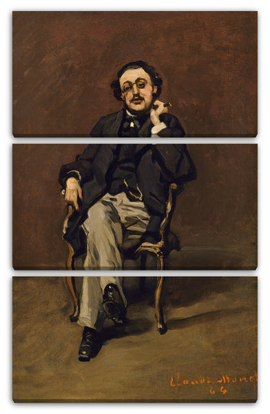 Leinwandbild Claude Monet - Dr. Leclenché (1864)