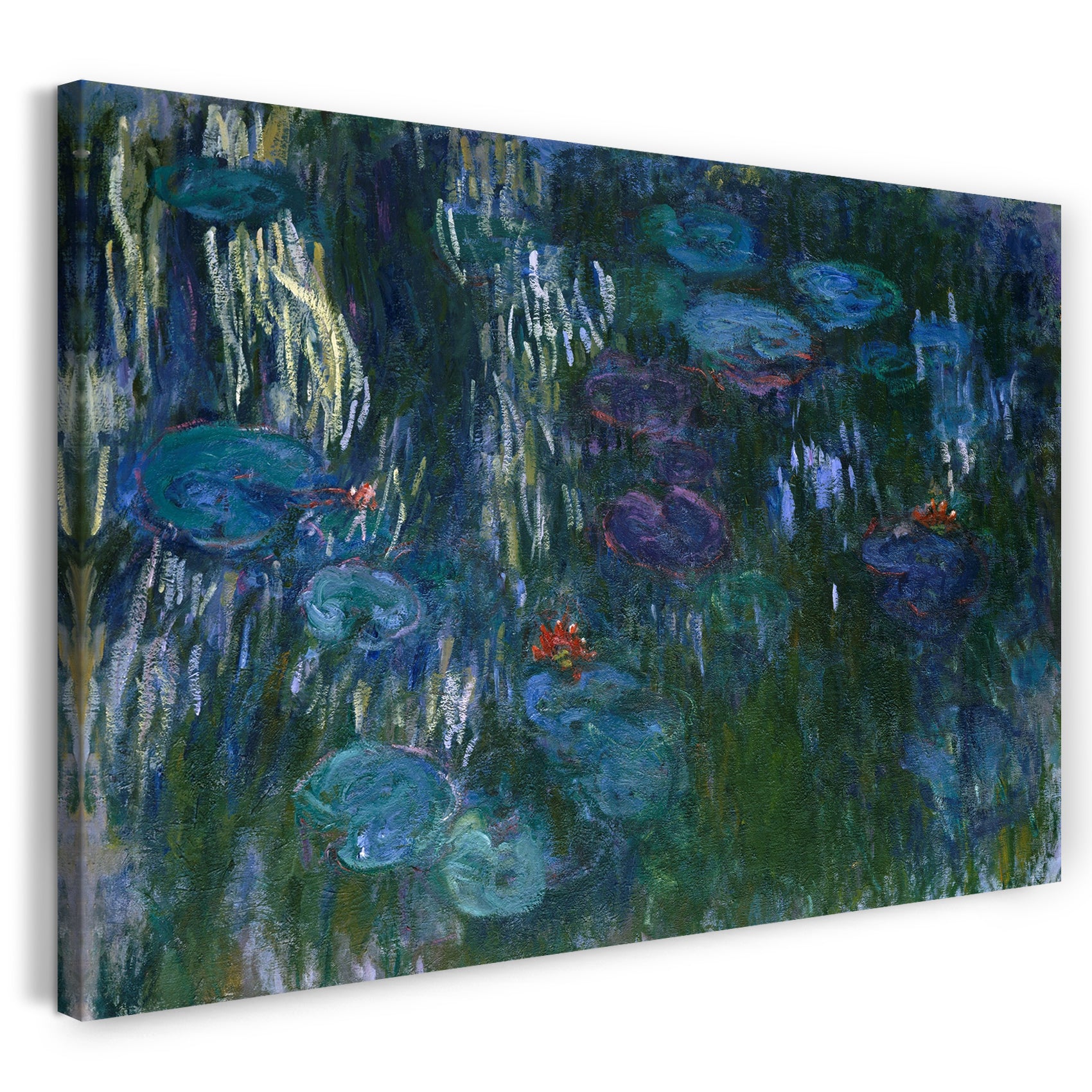 Leinwandbild Claude Monet - Seerosen (1916-1919)