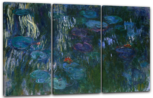 Leinwandbild Claude Monet - Seerosen (1916-1919)
