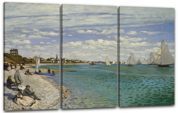 Leinwandbild Claude Monet - Regatta bei Sainte-Adresse (1867)
