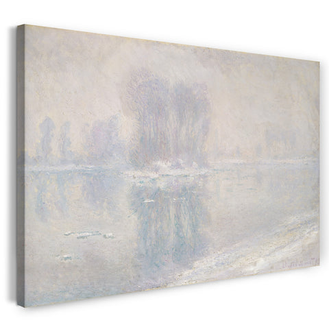 Leinwandbild Claude Monet - Eisschollen (1893)