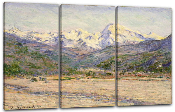 Leinwandbild Claude Monet - Das Tal der Nervia (1884)