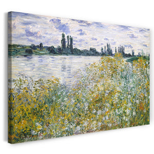 Leinwandbild Claude Monet - Île aux Fleurs bei Vétheuil (1880)