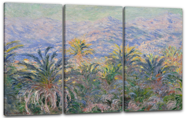 Leinwandbild Claude Monet - Palmen in Bordighera (1884)
