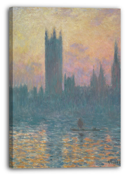 Leinwandbild Claude Monet - The Houses of Parliament, Sonnenaufgang (1903)
