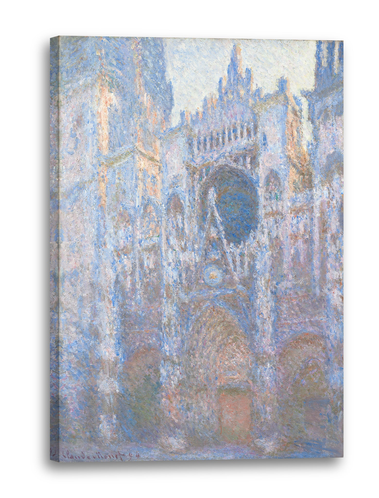 Leinwandbild Claude Monet - Kathedrale von Rouen, West-Fassade (1894)