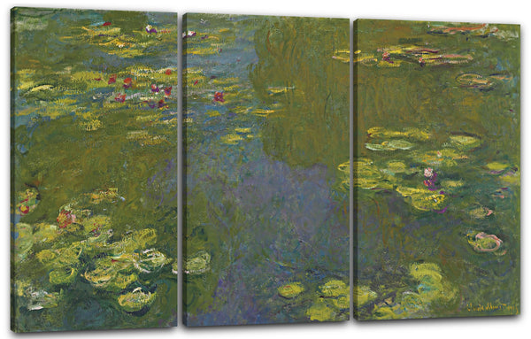 Leinwandbild Claude Monet - Seerosenteich (frz. Le Bassin aux Nymphéas) (1919)