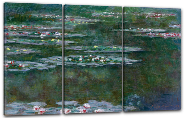Leinwandbild Claude Monet - Seerosen (frz. Nymphéas) (1904)