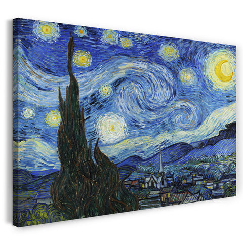 Leinwandbild Vincent van Gogh - Die Sternennacht (1889)