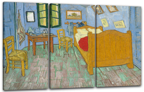 Leinwandbild Vincent van Gogh - Das Schlafzimmer - zweite Version (1889)