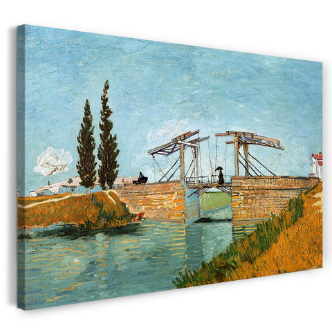Leinwandbild Vincent van Gogh - Brücke von Langlois (1888)