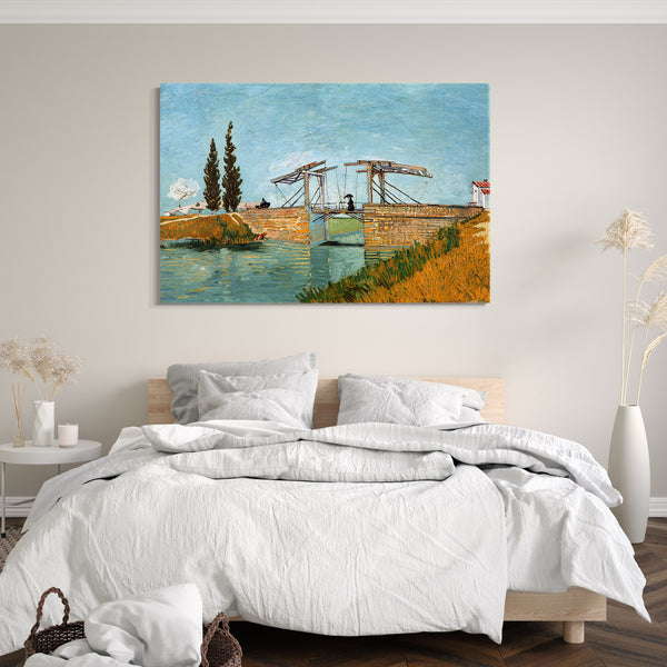 Leinwandbild Vincent van Gogh - Brücke von Langlois (1888)