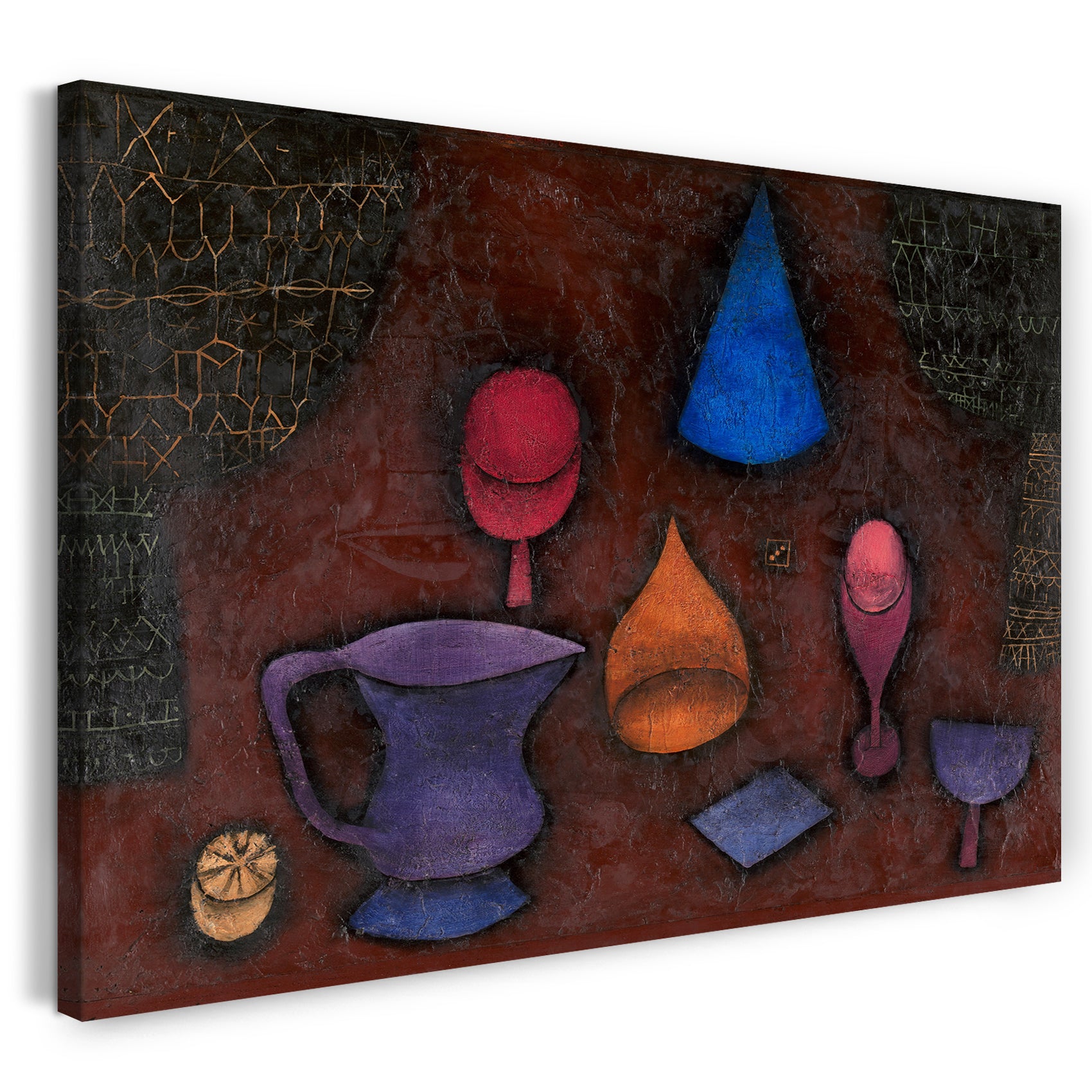 Leinwandbild Paul Klee - Stillleben (1927)