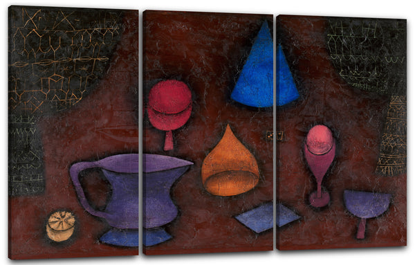 Leinwandbild Paul Klee - Stillleben (1927)