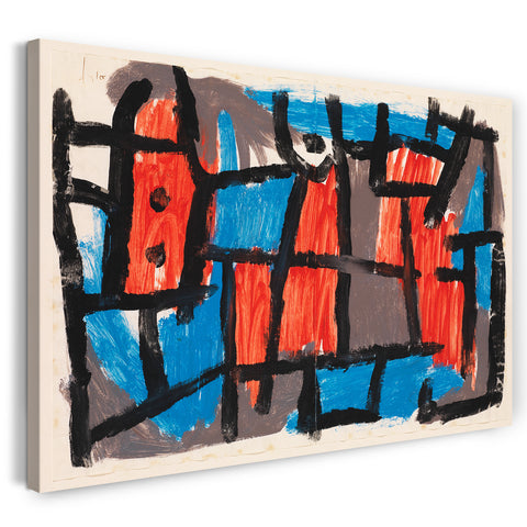 Leinwandbild Paul Klee - Die Stunden vor der Nacht (1940)