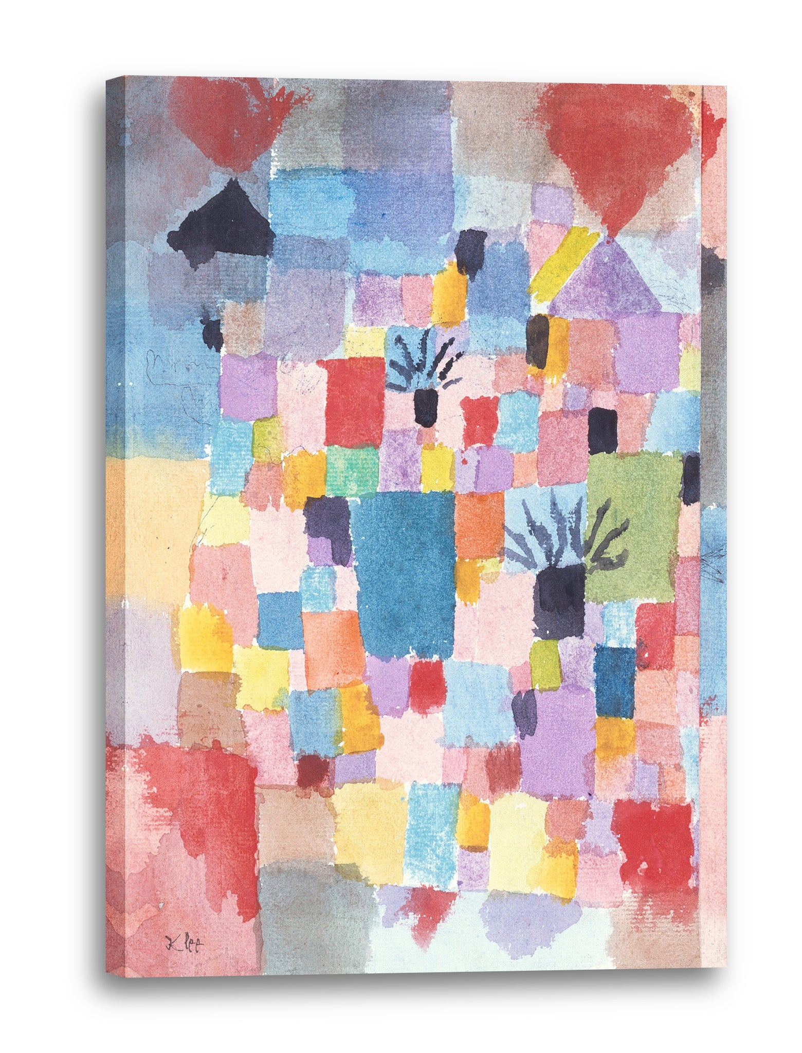Leinwandbild Paul Klee - Südliche Gärten (1919)