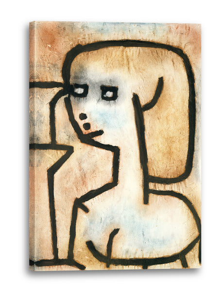 Leinwandbild Paul Klee - Mädchen in Trauer (1939)
