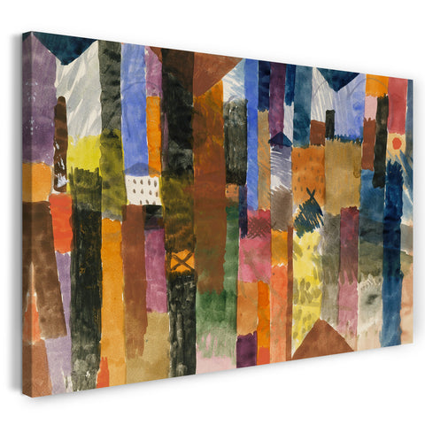 Leinwandbild Paul Klee - Vor der Stadt (1915)