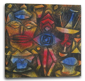 Leinwandbild Paul Klee - Figurinen Sammlung (1926)