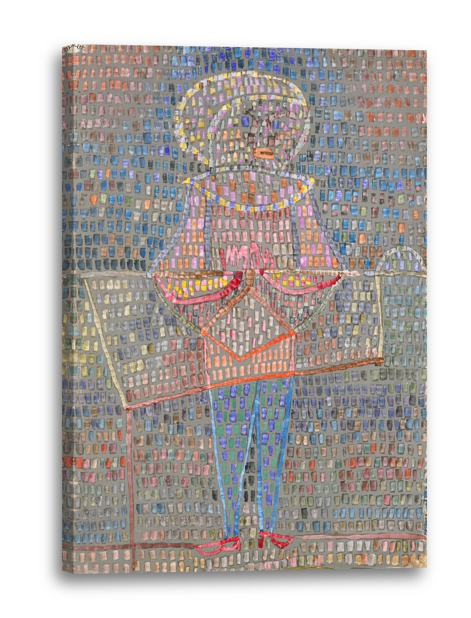 Leinwandbild Paul Klee - Junge im schicken Gewand (1931)