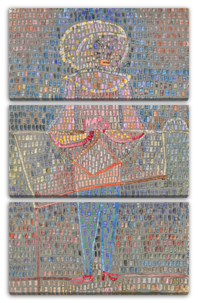 Leinwandbild Paul Klee - Junge im schicken Gewand (1931)