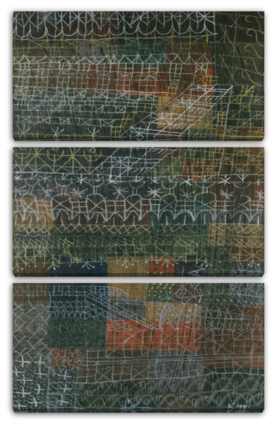 Leinwandbild Paul Klee - Structural I (1924)