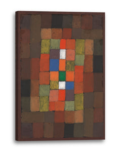 Leinwandbild Paul Klee - Statisch-Dynamische Steigerung (1923)