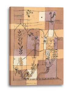 Leinwandbild Paul Klee - Hofmanneske Szene (1921)