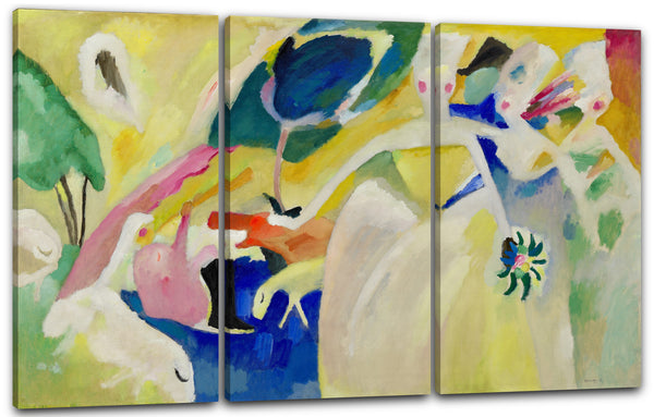 Leinwandbild Wassily Kandinsky - Pastorale (1911)